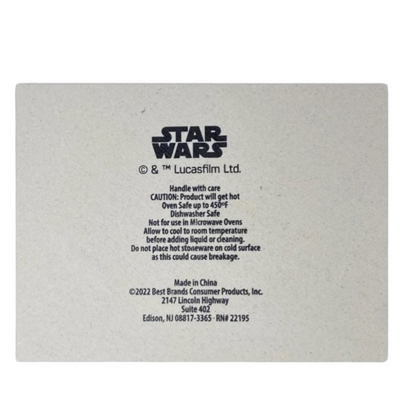 Disney Star Wars Grogu Baby Yoda 8" PUMPKIN Pie Plate NEW - Picture 4 of 5